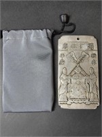 Chinese 5oz Silver Amulet Bar