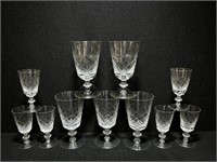 CRYSTAL CORDIAL GLASSES