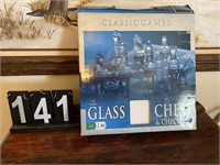 Glass Chess/Checkers Set