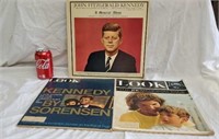 JFK  Look Magazines & A Memorial Album