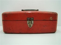 Union Red Metal Tackle Box