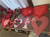 Valentines deco, placemats