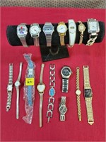 Lot of 16 Wristwatches, AS IS