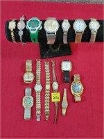Lot of 15 Wristwatches, AS IS