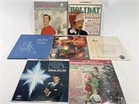 (7) VTG Record Albums: Christmas/Holiday