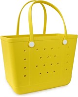 TOMKID Rubber Beach Bag  Waterproof Yellow