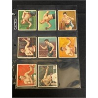(8) 1910 T218 Boxing Cards