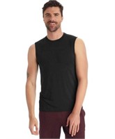 C9 Champion Men's Sleeveless Tech Tee, Ebony, S