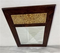 Wood Frame Wall Mirror