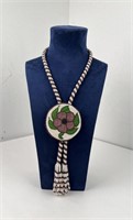 Beaded Native American Indian Bolo Tie