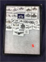 Display Case of  Military Qualification Pins