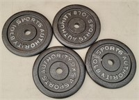 (4) Sports Authority 10 lb Weights