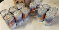 12 Cans of Collectible Vintage Billy Beer