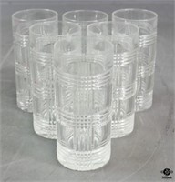 Ralph Lauren "Glen Plaid" Glassware / 6 pc