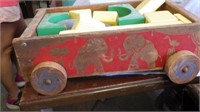Vitg Holgate Children's Wagon puzzle/block toy