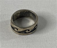 Sterling silver ring, 4.7g., size 6