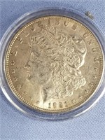 1921 Morgan silver dollar            (33)