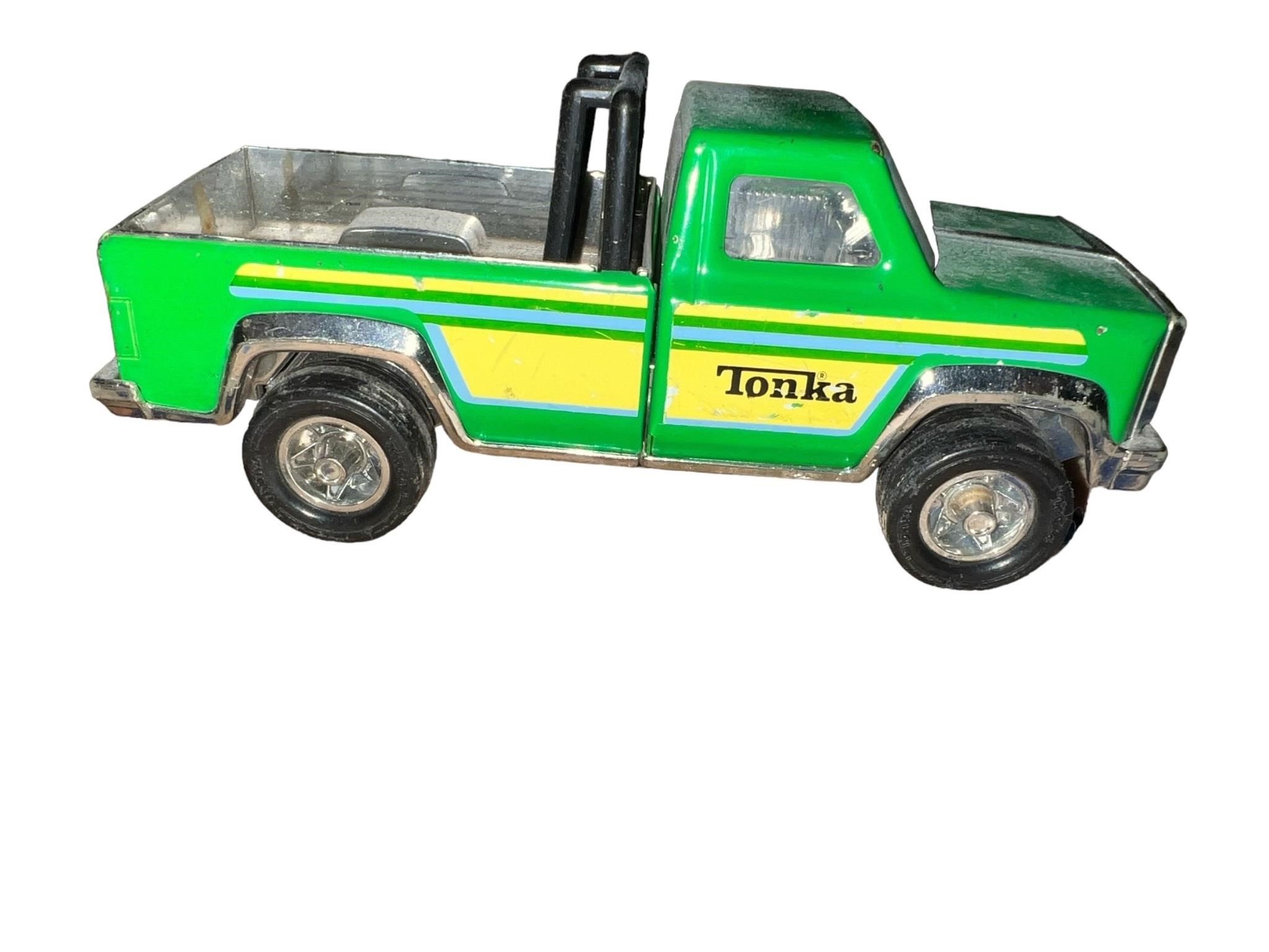 Tonka Truck Green & Yellow