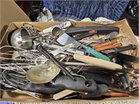 Large group of kitchen utensils