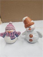 Ceramic Snowmen