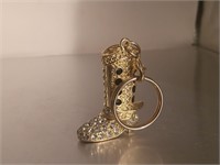 Blingy boot keychain
