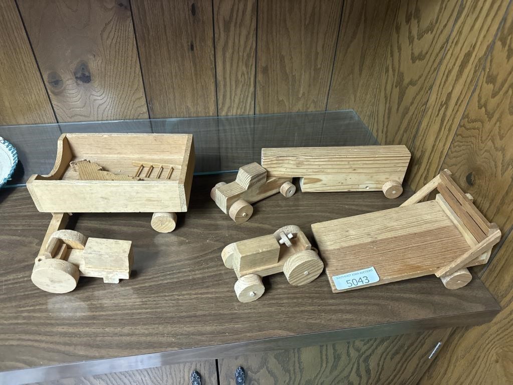 Hand made wooden toys