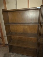 Wooden shelf approx 42 W x 11 D x 65 T