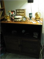 Cabinet with home decor