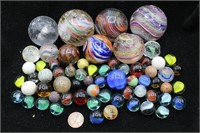 Exciting Antique Glass & Clay Marbles