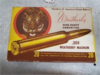 20 Rounds Of Weatherby 300 Mag Ammo