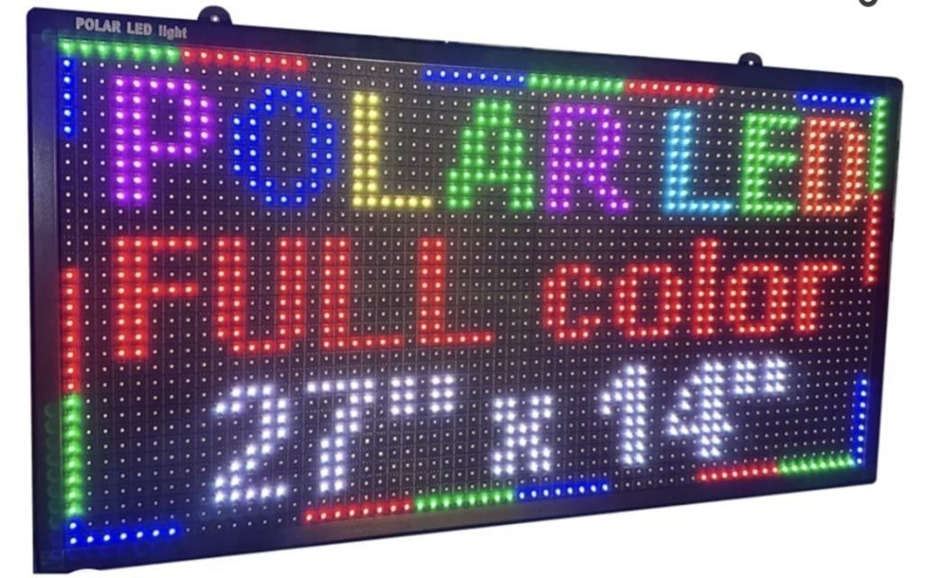 New LED display 27"x14" with WIFI FULL color sign