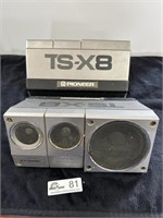 PIONEER SPEAKERS TSX8 WITH TWEETER 2 SET