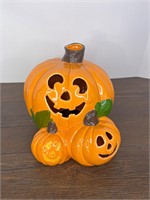 Pumpkin Patch Ceramic Smiling Pumpkin