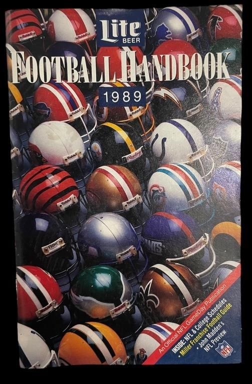 NFL Collectible 1989 Football Handbook