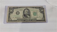1950A $50 dollar bill