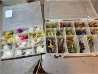 2 plano boxes of jigs