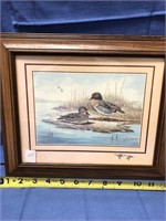 Framed Duck Print by E. Rambow