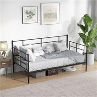 Giantex Metal Twin Daybed Frame, High Back Day Bek