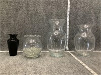 Glass Vase and Marble Bundle