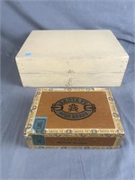 Cigar Box & Wooden Box