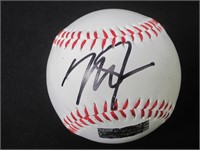 Mike Trout Signed Baseball Heritage COA