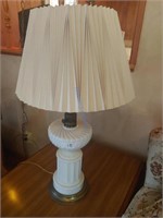 Vintage white lamp