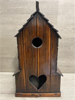 Vtg Handmade Bird House Of Love