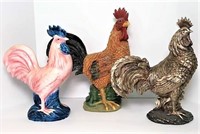 Ceramic & Resin Chicken Figures