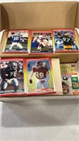 Small box of Score football cards