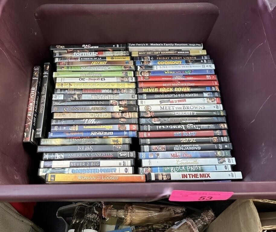 LOT OF DVD'S