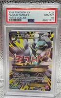 2016 Pokemon XY FA/M Altaria EX Fates Collide PSA