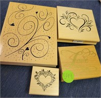 Wood Mounted Stamps