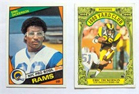 1984 Topps Eric Dickerson Rookie Card + 1000 Yard