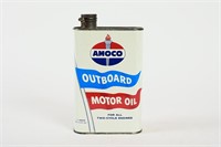 AMOCO OUTBOARD MOTOR OIL U.S. QT CAN